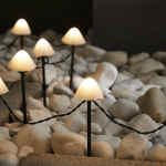 Illuminate Your Garden with Mushroom-shaped LED Lamp