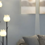Elegant Glass Floor Lamps Perfect for Flowers