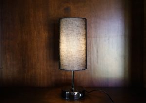 Photo rattan floor lamp