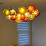 Boost Your Mood with Colorful Glass Hanging Lights
