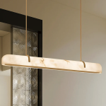 Elegant Alabaster Pendant Light for Kitchen
