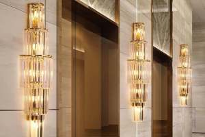 Elegant Crystal Wall Lamp for Hallway Luxe