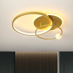 Modern Geometric Ring LED Ceiling Light
