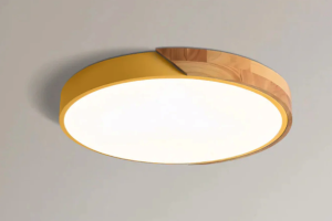 Efficient Solid Walnut LED Office Lighting
