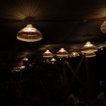 Enhance Outdoor Dining with a Black Wicker Pendant Light