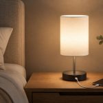 Enhance Your Bedroom with Touch Control Bedside Lamp with USB Charging